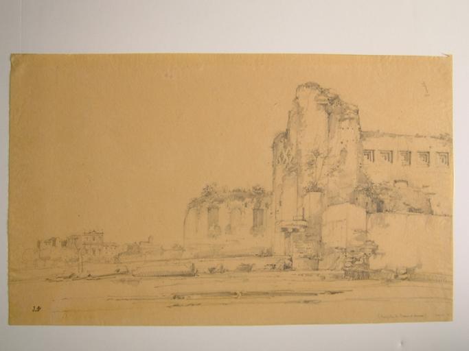Rome, temple de Vénus et de Rome, Jules-Romain Joyant, 19e siècle