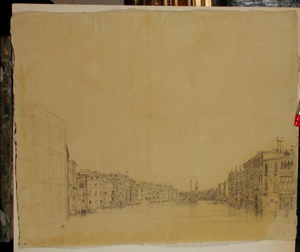 Venise, le Grand Canal vu du Campo San Vio, en direction du Rialto_0