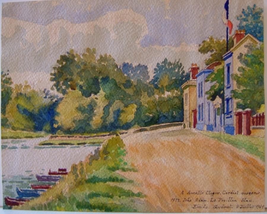 L'Isle Adam, le pavillon bleu, 1922, Emile Guenot, 1941