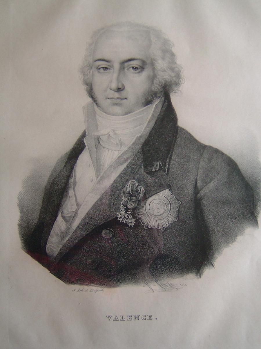 Portrait de Valence, François Séraphin Delpech, 1824
