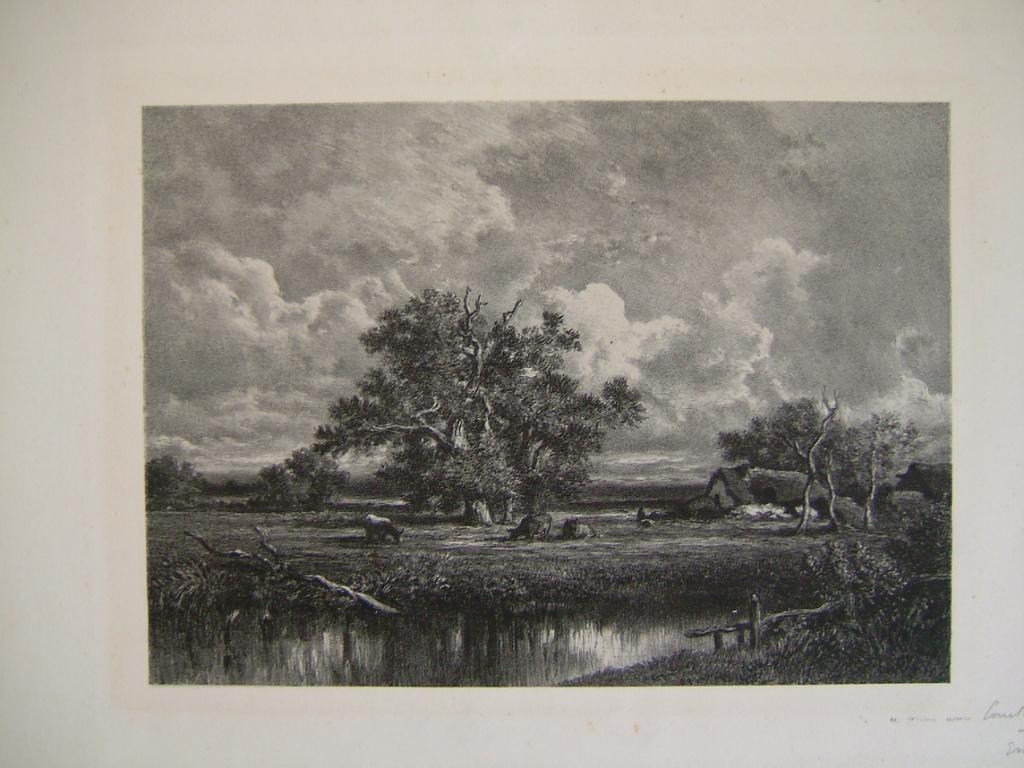 Paysage à l'étang (titre factice), Emile Louis Vernier, 2e moitié 19e siècle
