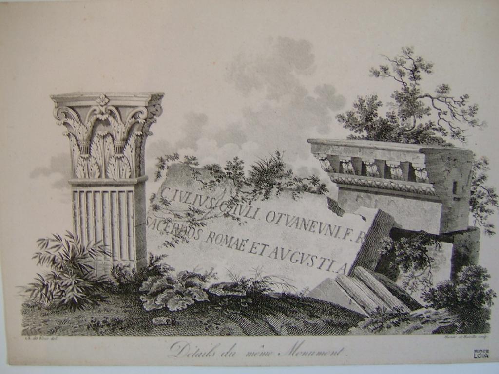 Frontispice ; Détails du même monument (Arc de triomphe du pont de Saintes)_0
