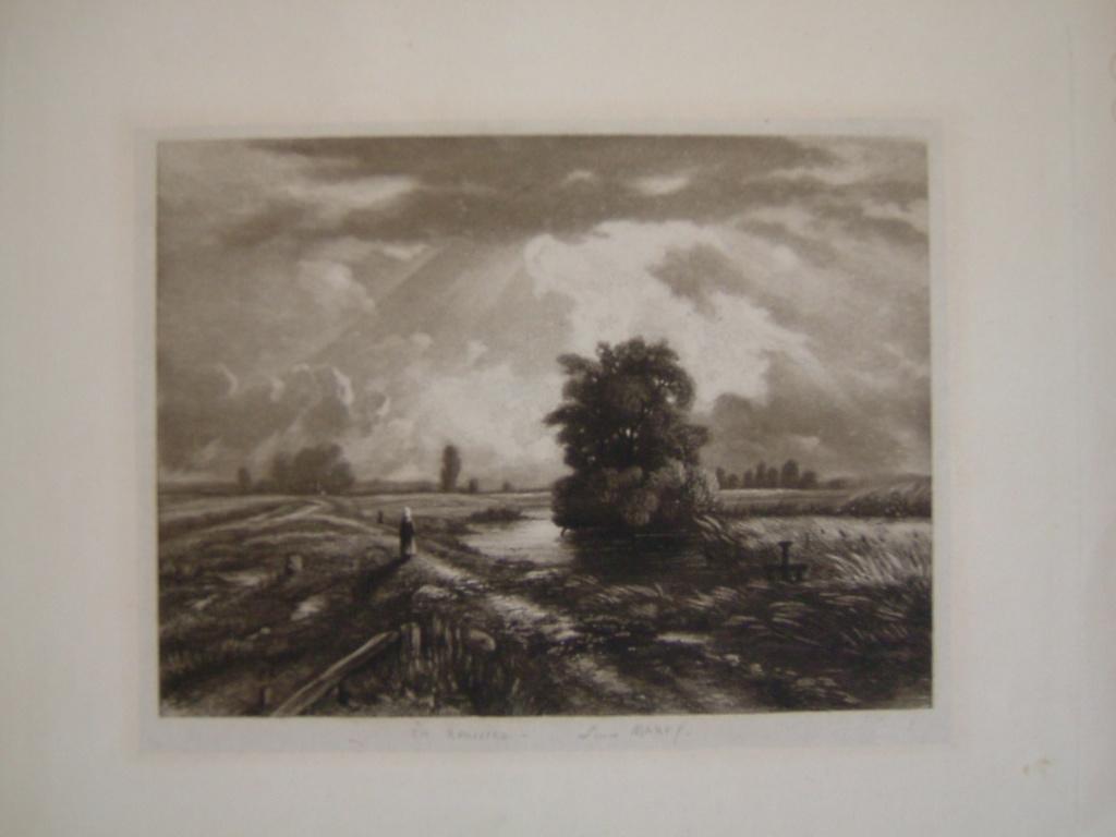 Paysage de rivière, Louis Marvy