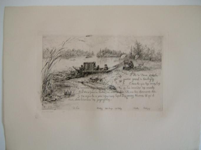 Daubigny, souvenirs et croquis (21) : L'Ile de Vaux (et le Bottin) et les peintres paysagistes amis de Daubigny_0