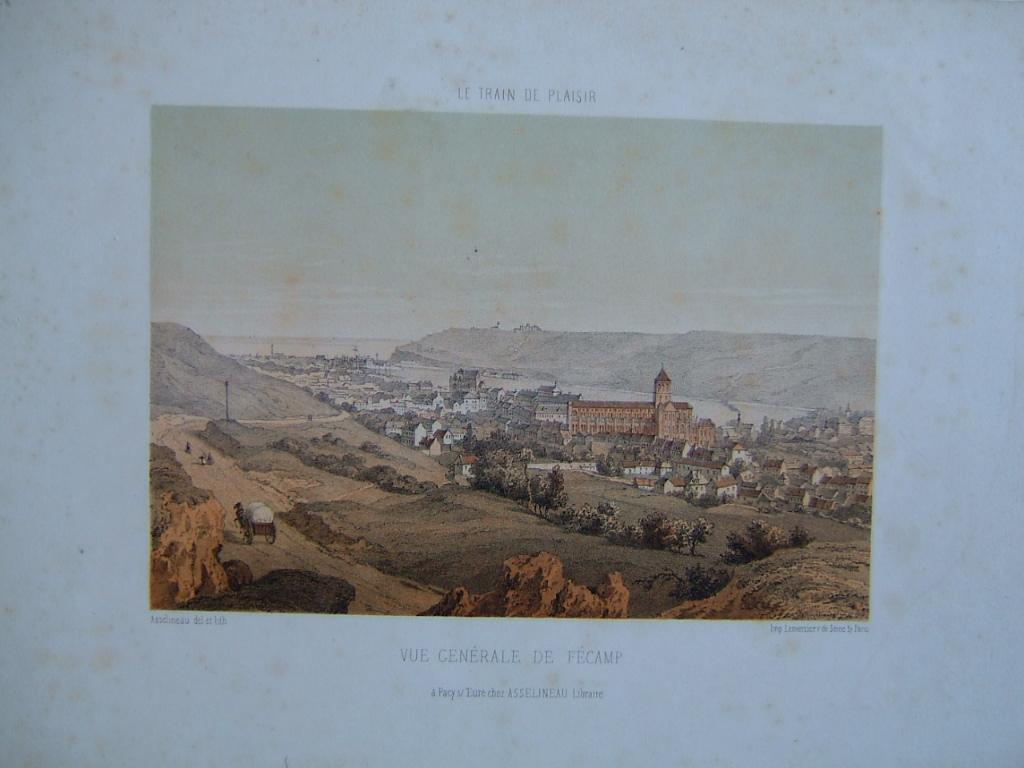 Vue générale de Fécamp, Léon Auguste Asselineau, 19e siècle