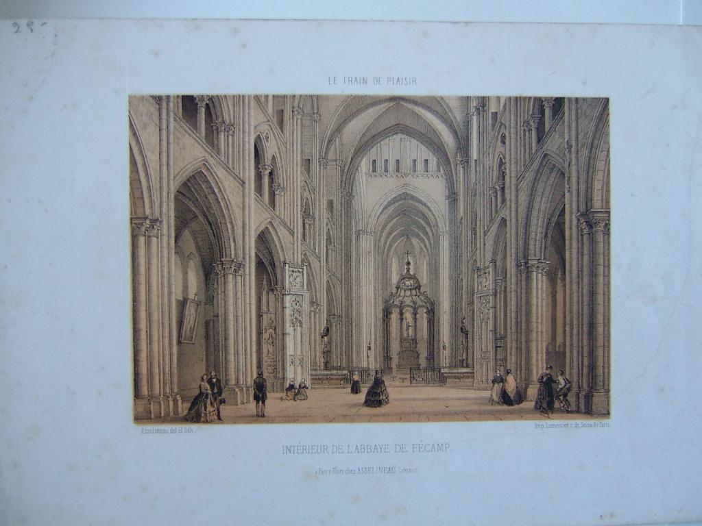 Intérieur de l'abbaye de Fécamp, Léon Auguste Asselineau, 19e siècle