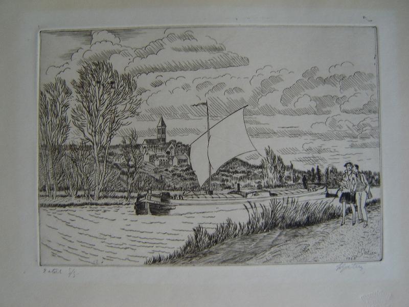 La péniche à voile (factice)_0