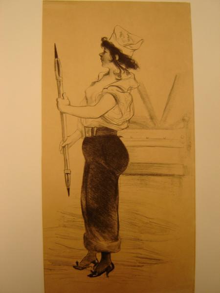 Miss Lithographie, Adolphe Léon Willette, 19e siècle
