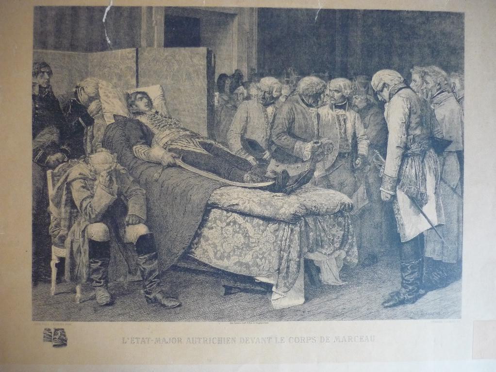L'état major autrichien devant le corps de Marceau, Charles Courtry, 1877