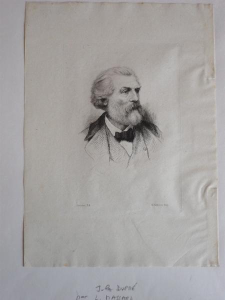 Portrait de Jules Dupré, Léopold Massard, 19e siècle