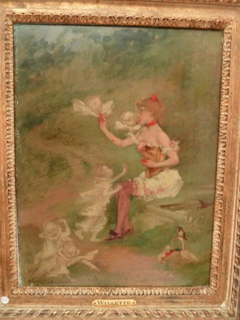 Les Pierrots aux cerises, Adolphe Léon Willette, 4e quart 19e siècle, 1er quart 20e siècle