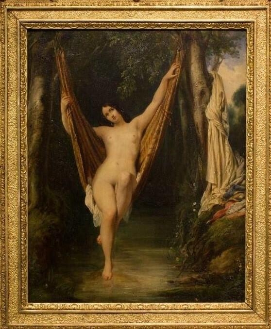 Sarah la baigneuse, Alexandre Marie Colin, 1837