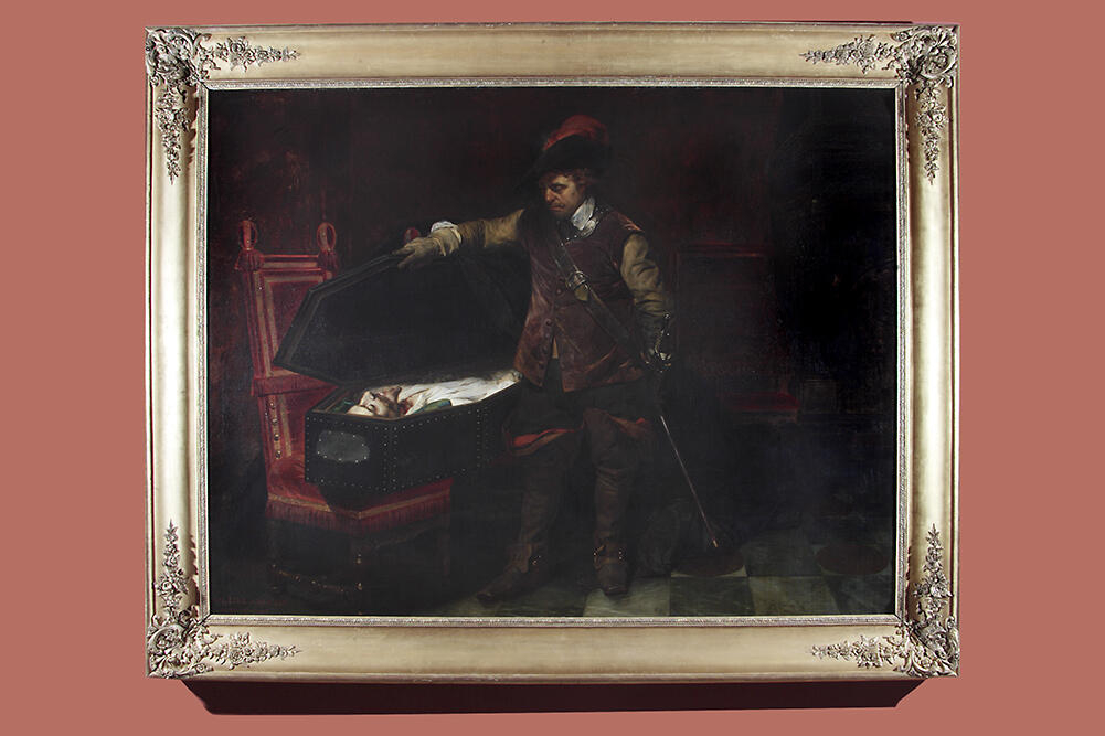 Cromwell devant le cercueil de Charles 1er ; Cromwell découvrant le cercueil de Charles 1er ; Cromwell ouvrant le cercueil de Charles 1er_1