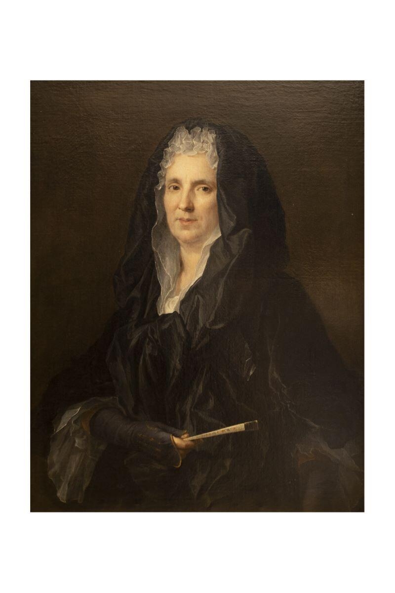 Portrait de la mère du peintre, Jacques-François Delyen, 1714