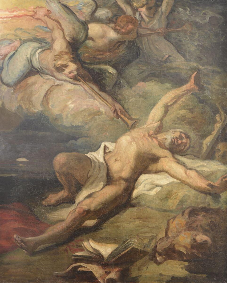 La Vision de Saint Jérôme, Xavier Sigalon, 1829 vers