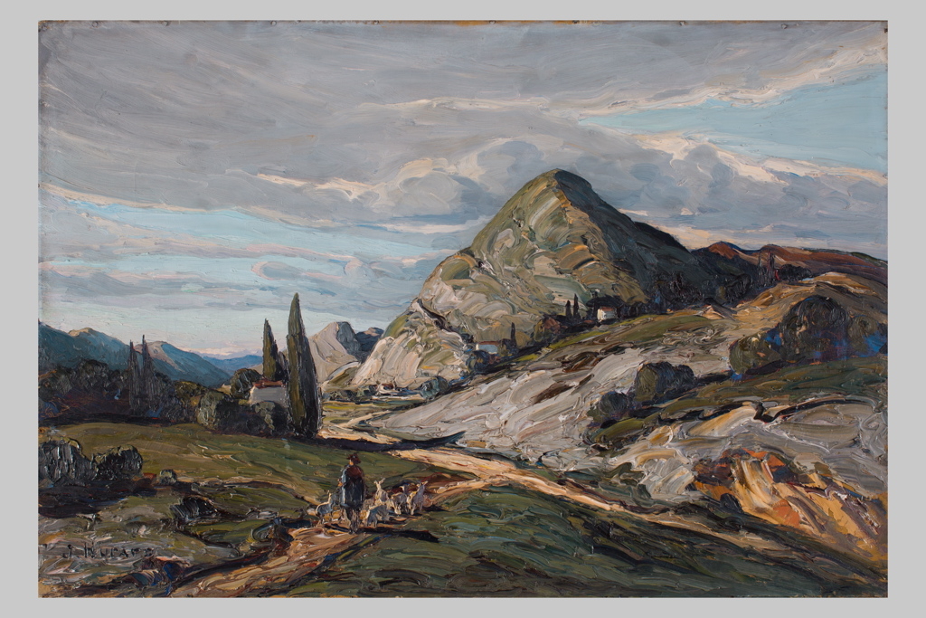 Paysage, Joseph Hurard, 1924 avant