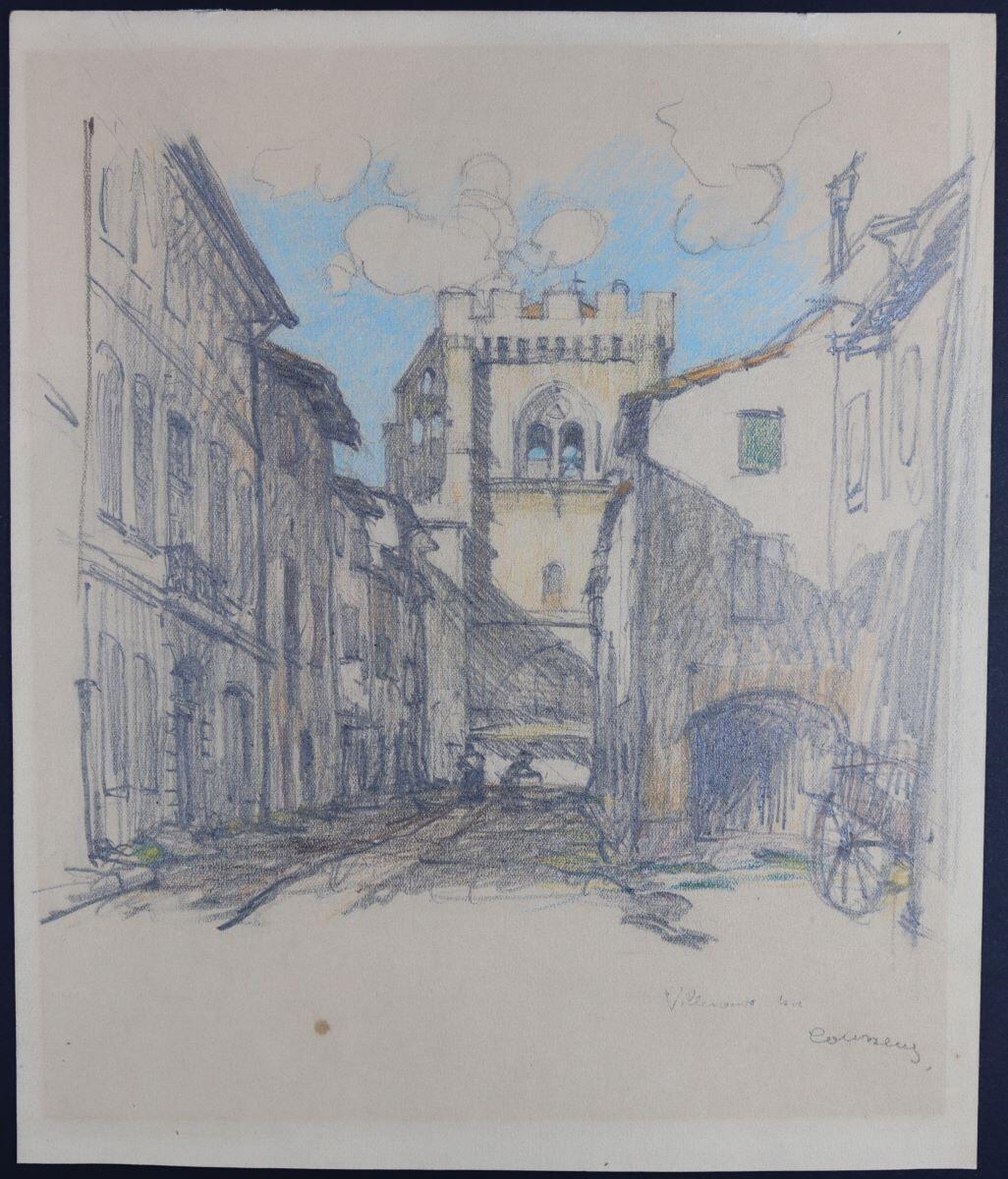 Villeneuve-lès-Avignon (eglise) ; Rue de l'Eglise à Villeneuve, Armand Coussens