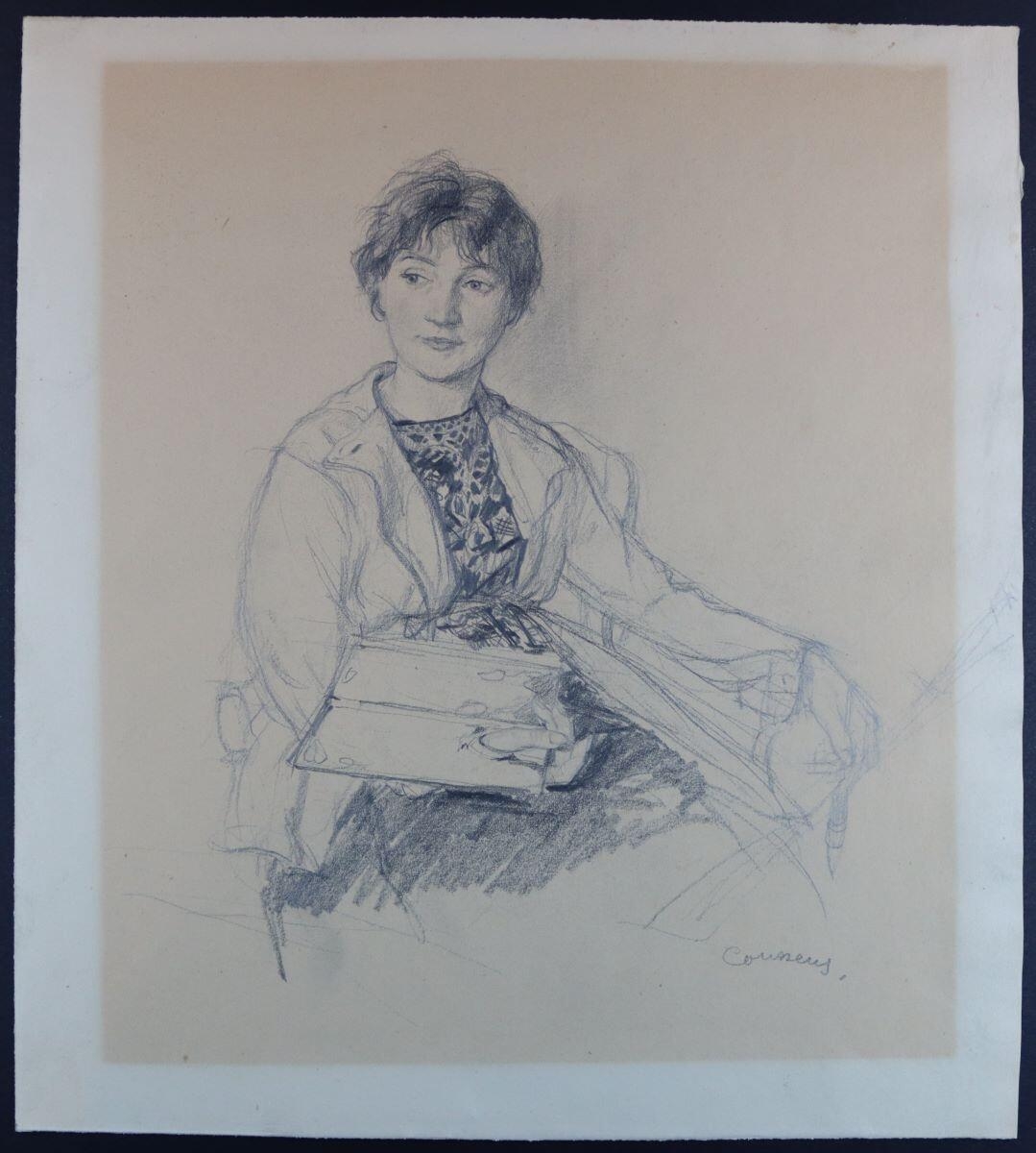 Portrait de Madame Jeanne Coussens ; Portrait de Madame A.C., Armand Coussens