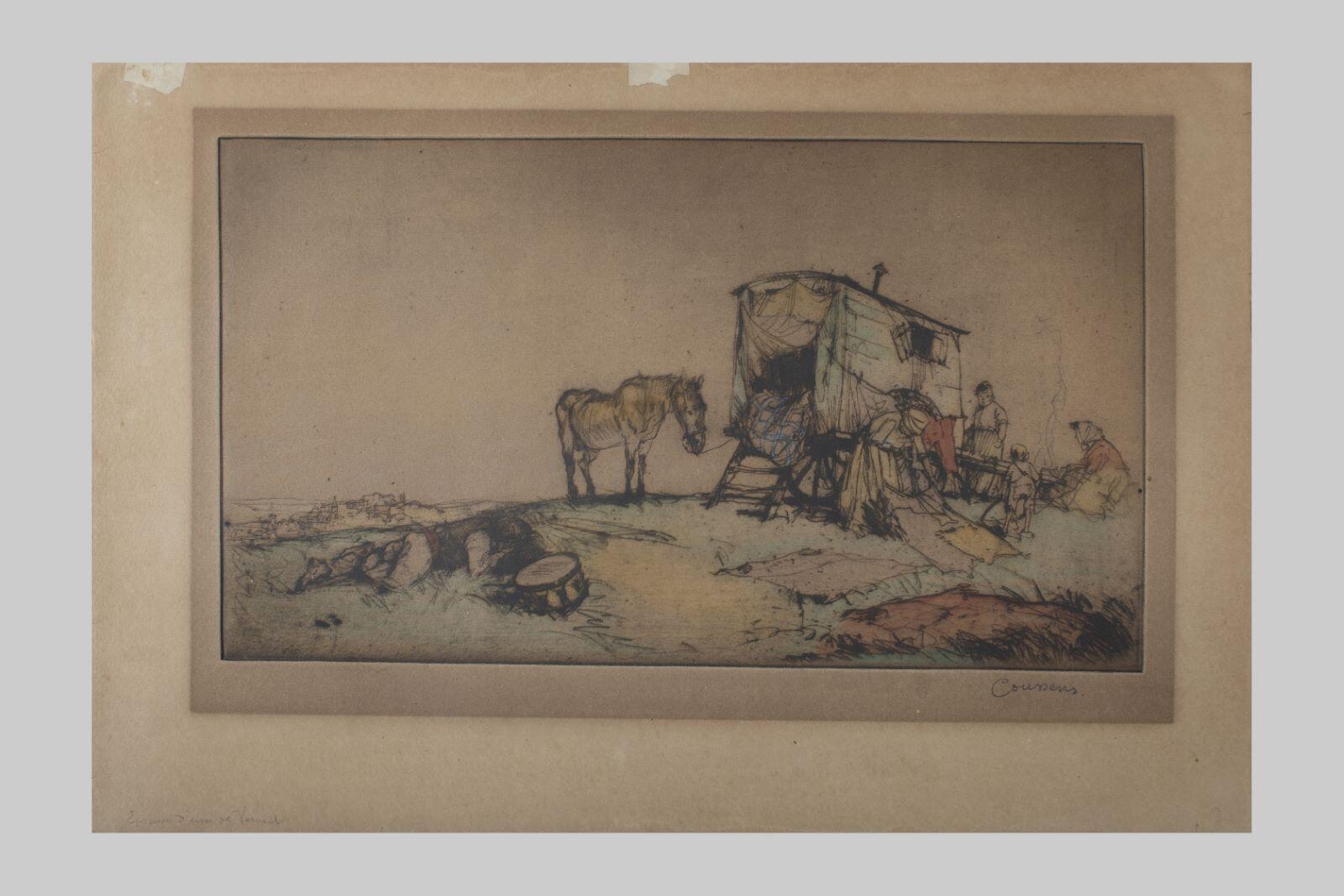 Bohémiens, la sieste, Armand Coussens