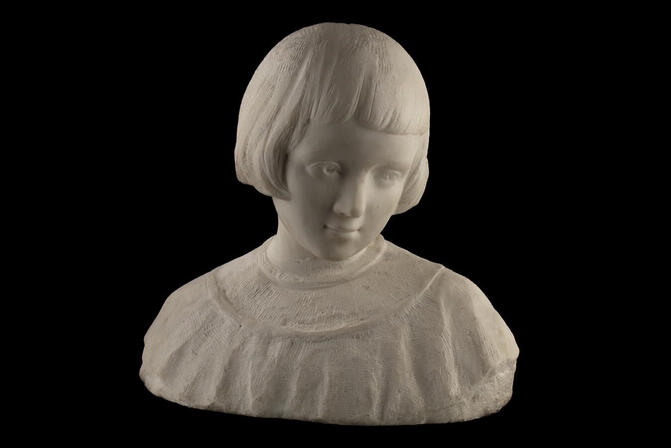 Portrait d'enfant ; portrait de la fille du sculpteur, Mathieu Flachat, 19e siècle, 20e siècle