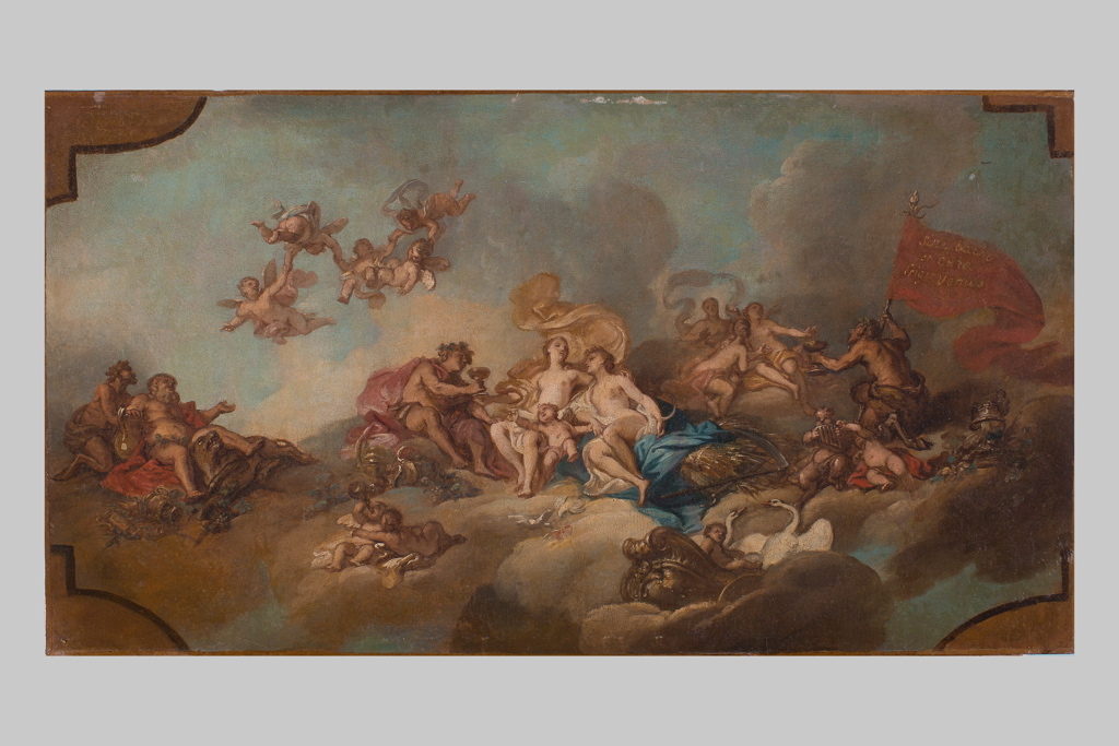 Etude de plafond, Bacchus, Vénus et Cérès_0