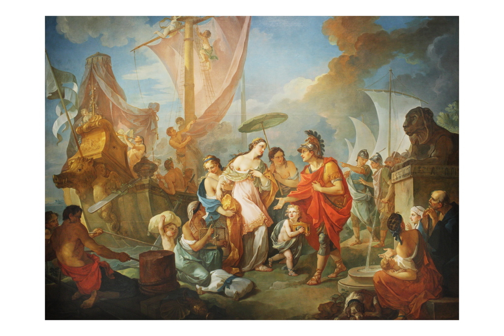 L'arrivée de Cléopâtre à Tarse, Charles Natoire, 1756