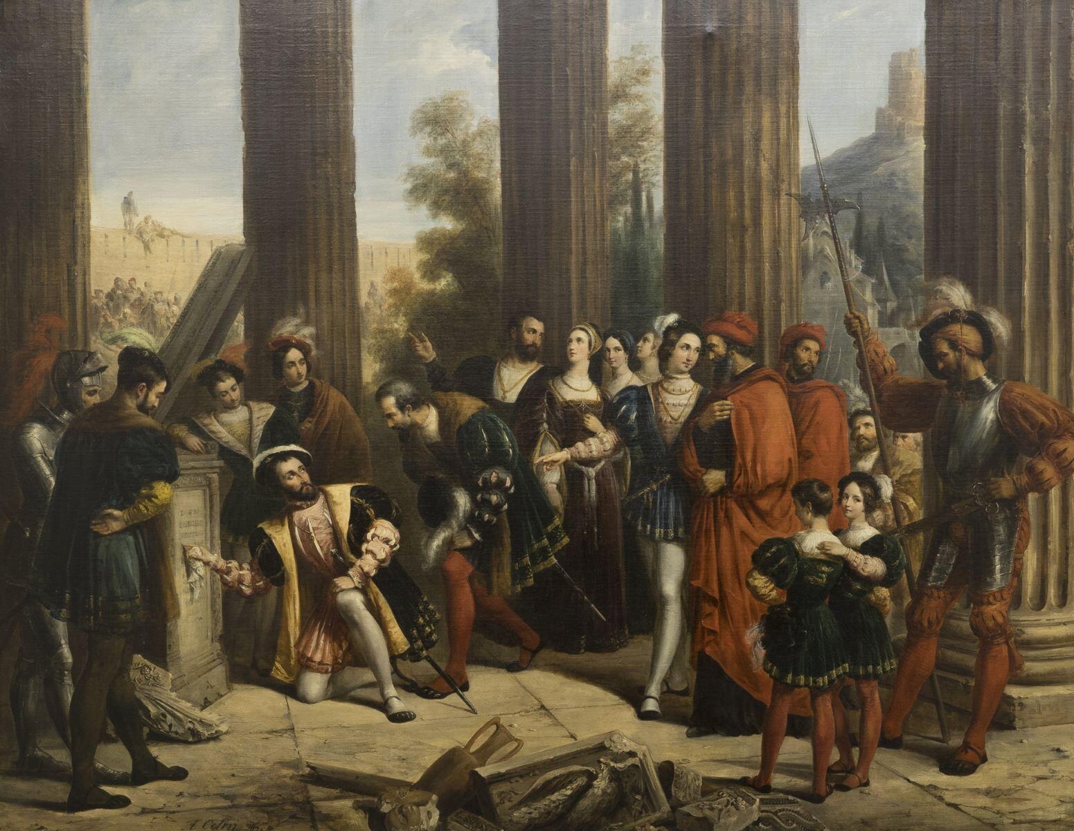 Visite de François 1er aux monuments de Nîmes_0