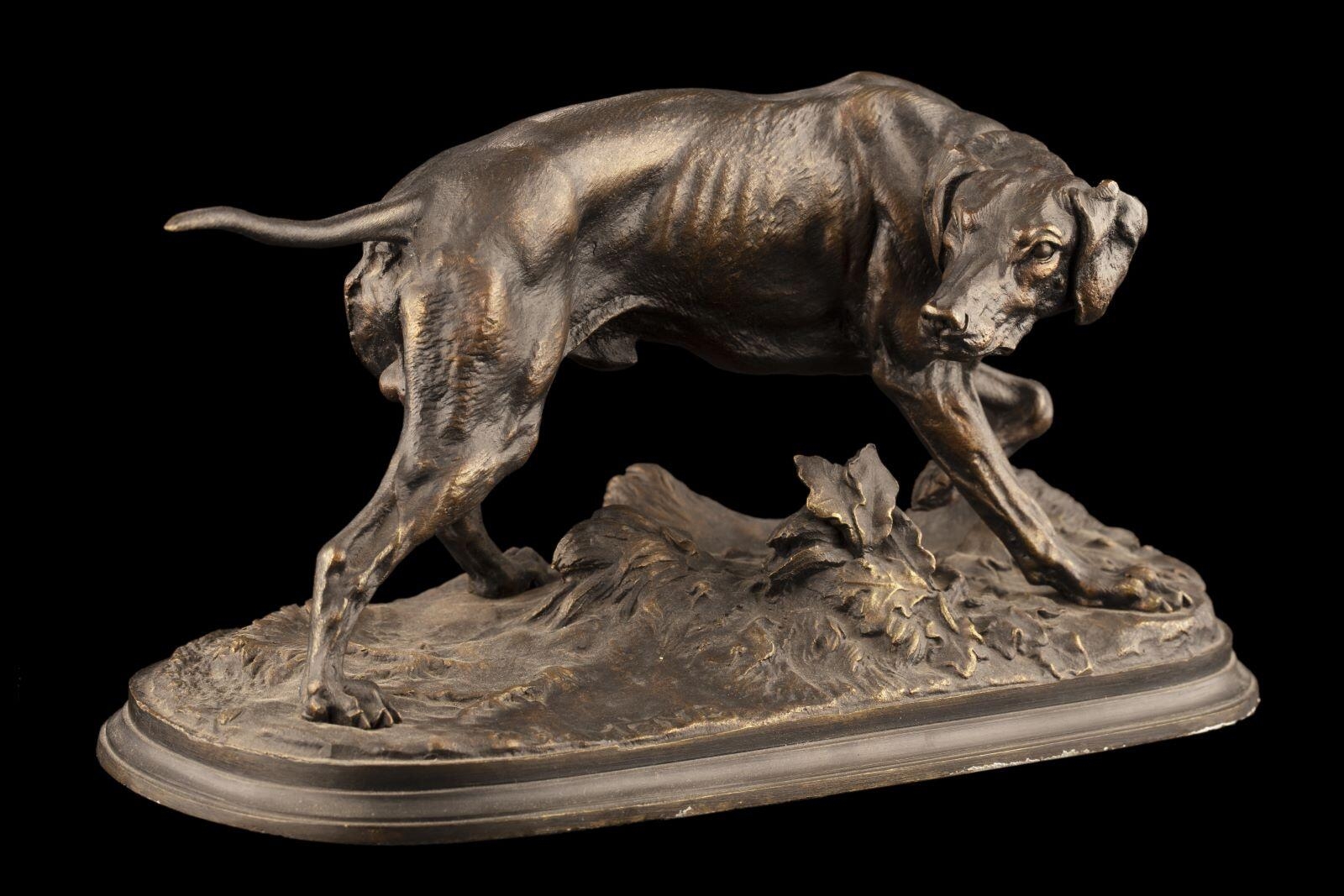 Chien d'arrêt, Pierre Jules Mêne, 19e siècle