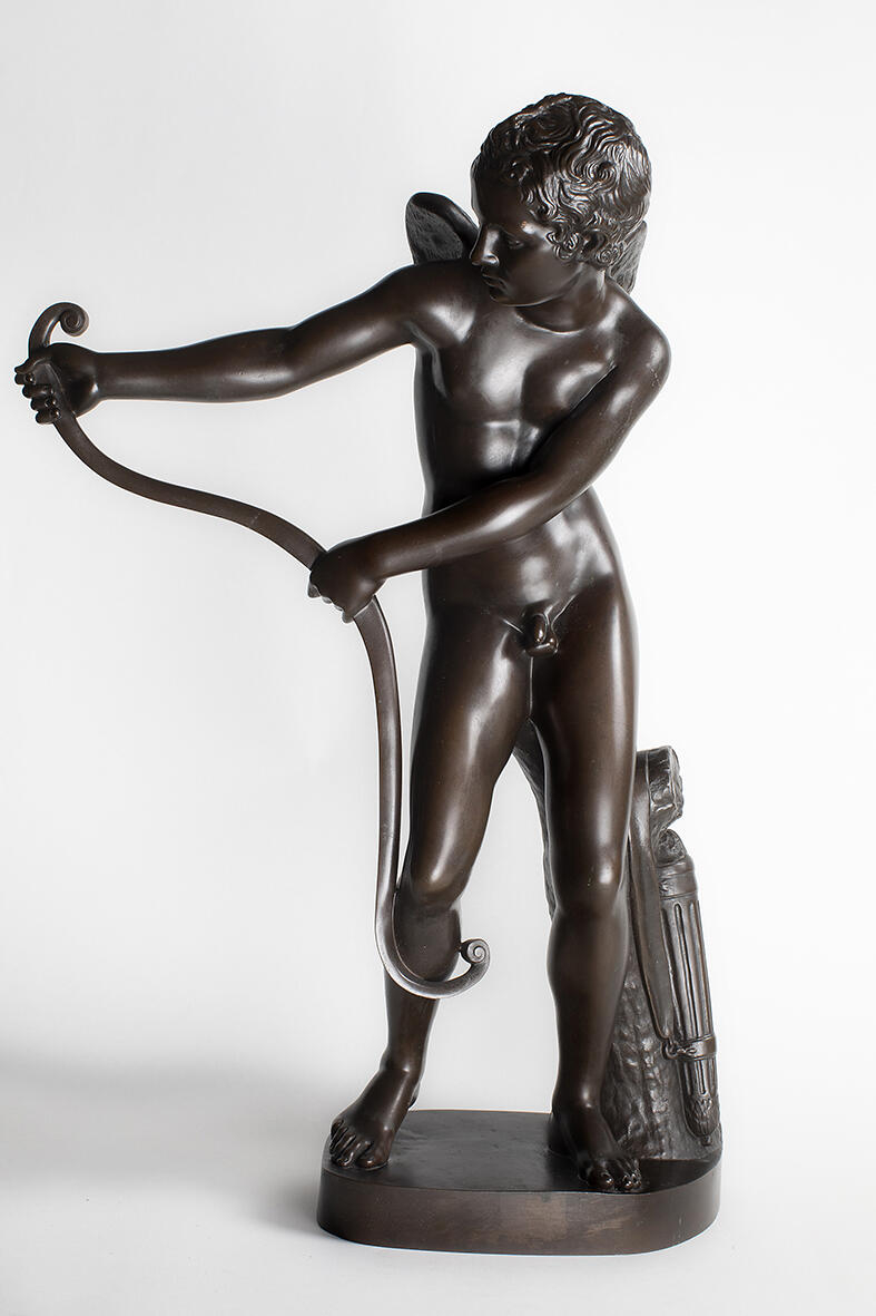 Cupidon essayant son arc, d'après l'Antique