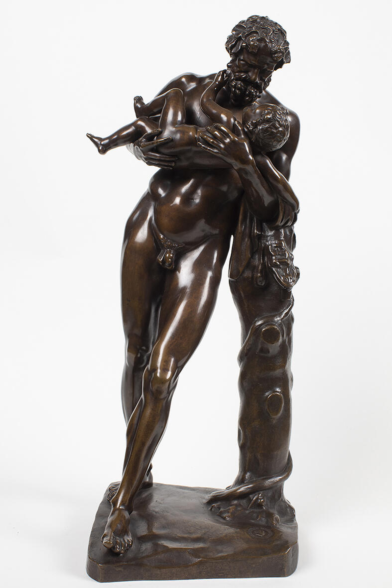 Faune à l'enfant ; Silène et Bacchus, d'après l'Antique