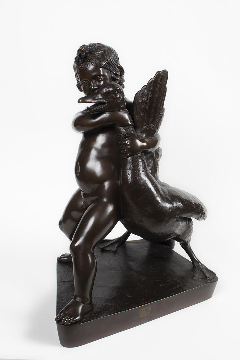 L'Enfant à l'oie, d'après l'Antique, 19e siècle