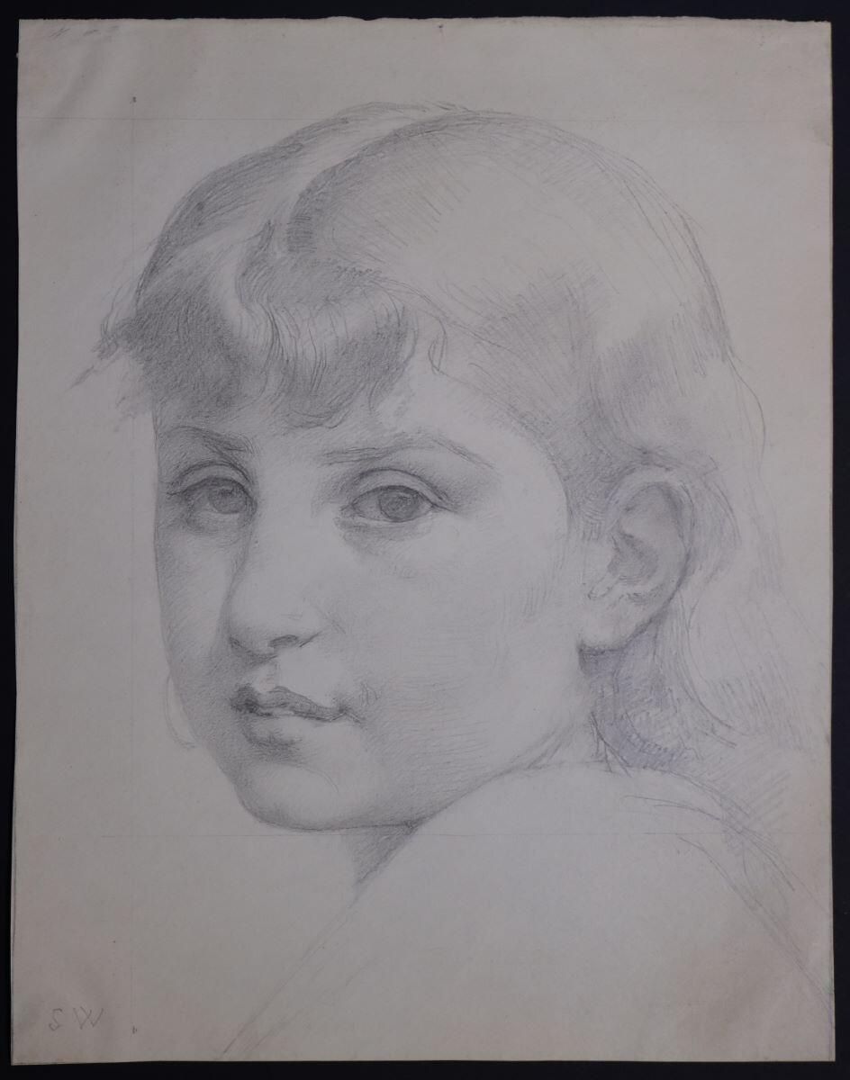 Portrait de femme, Adélaïde Salles-Wagner, 19e siècle