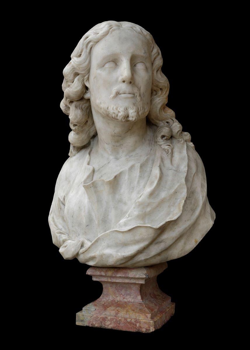 Tête de Christ ; Salvator Mundi, Pierre Puget