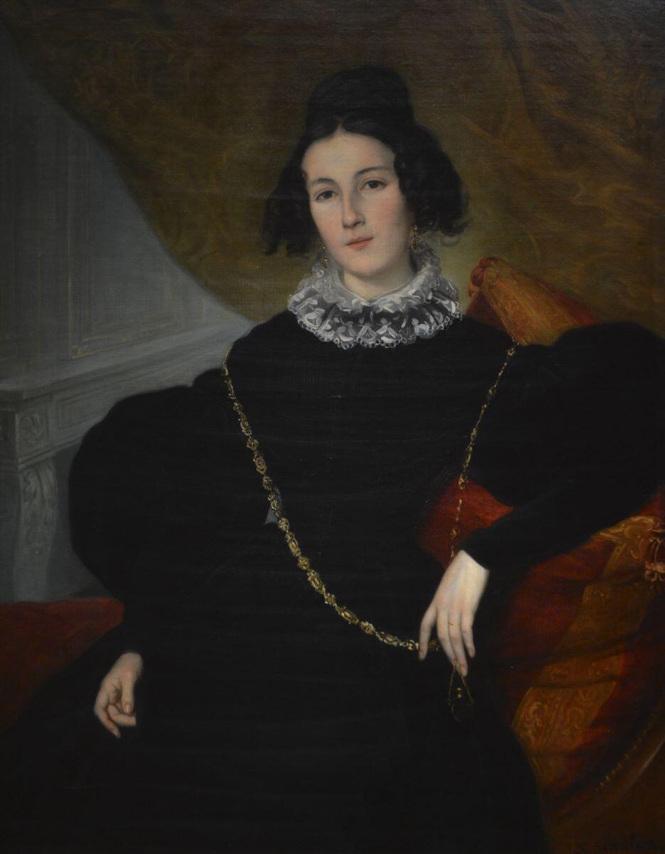 Portrait de Madame Foulc, née Nègre, Xavier Sigalon, 1833 vers