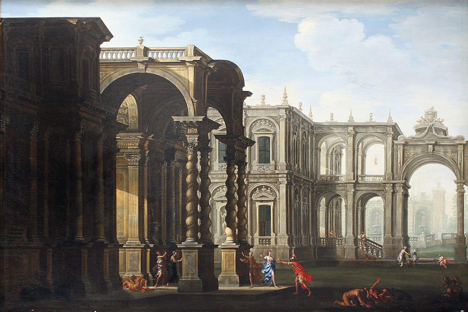 Ulysse et la magicienne Circé, Alessandro Salucci, 2e quart 17e siècle