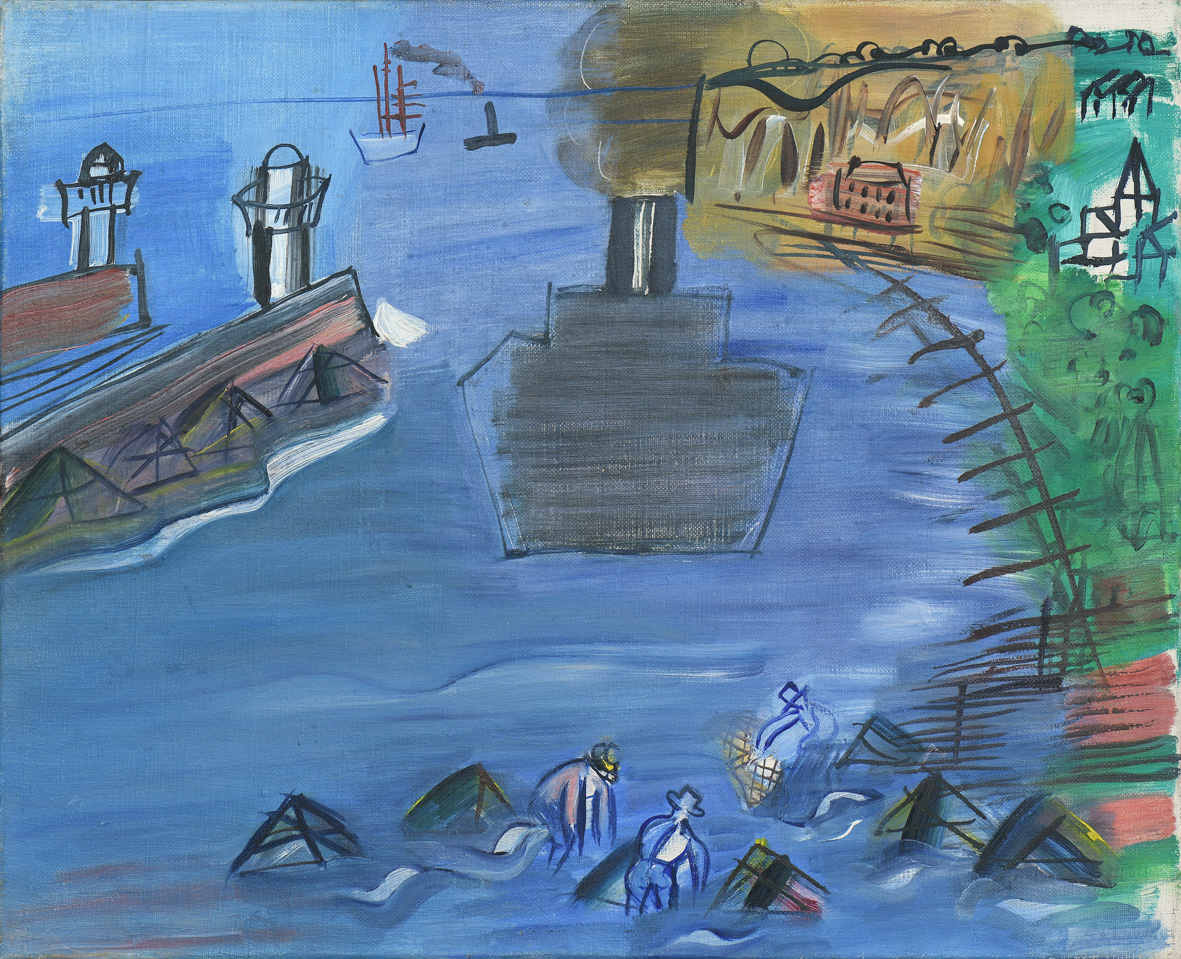 Le Cargo noir, Raoul Dufy, 1945-1950