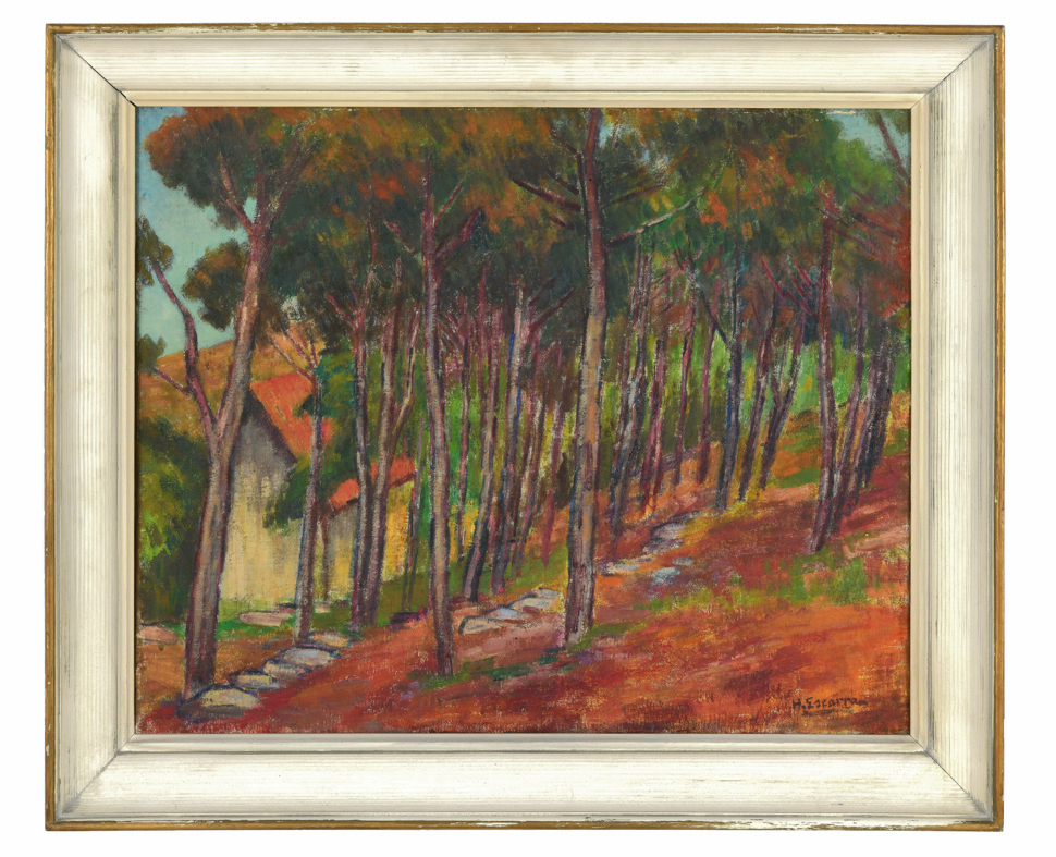 Les pins, Henri Escarra, 1966 avant