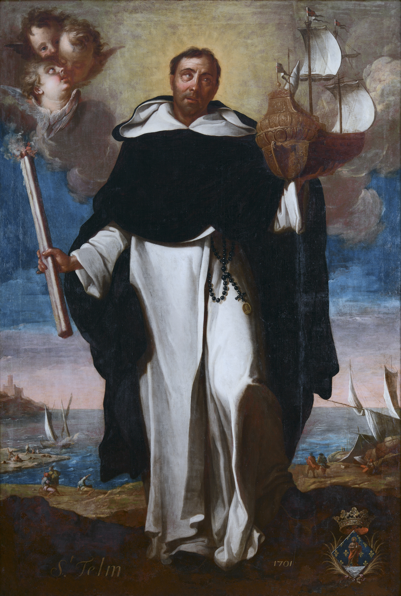 Saint Elme, protecteur du commerce maritime_1