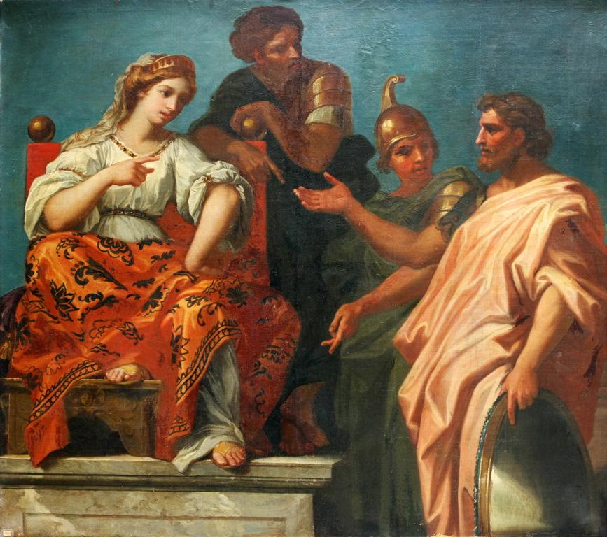 Reine donnant une audience, Nicolas Pierre Loir, 2e moitié 17e siècle