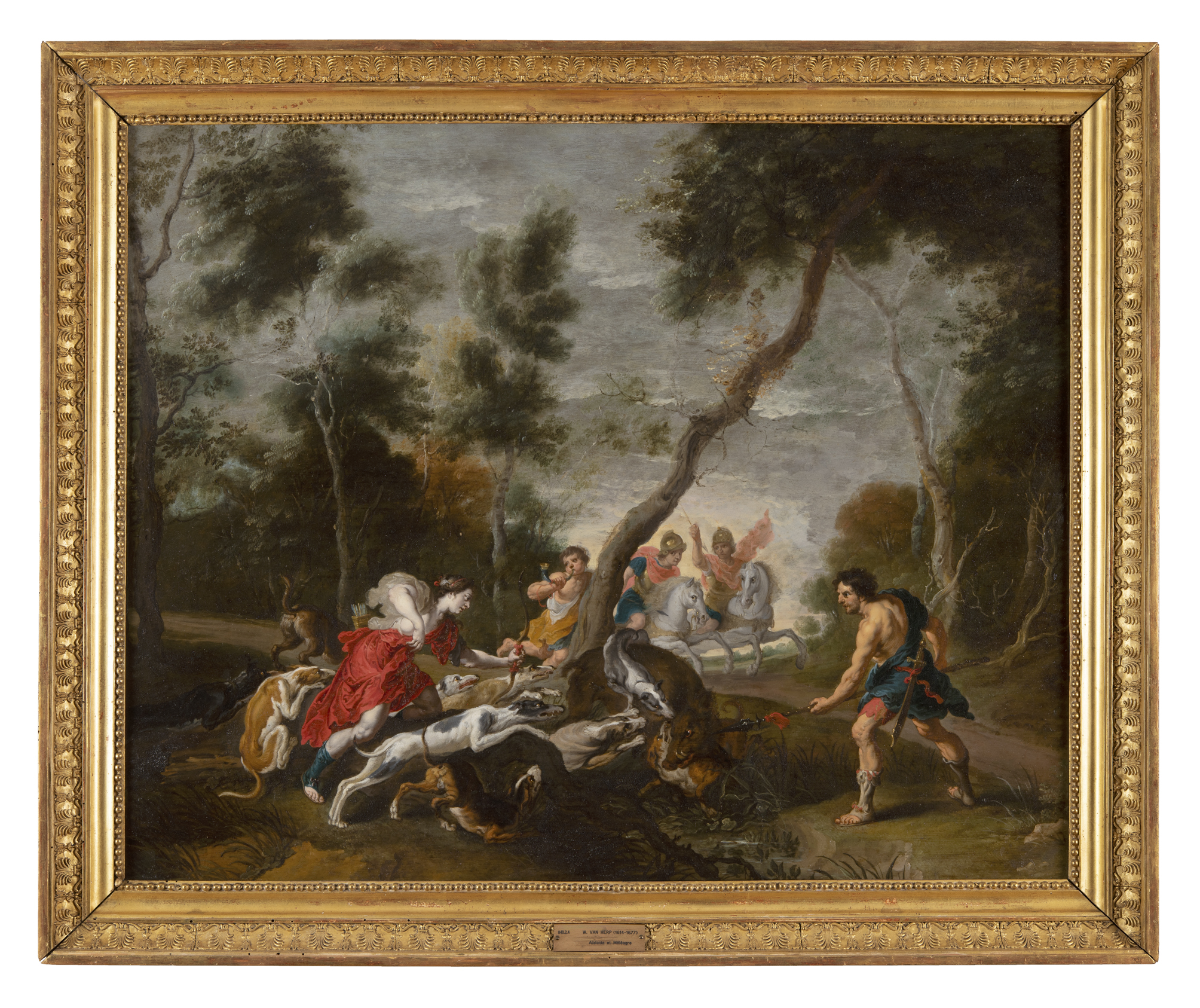 Atalante et Méléagre, Willem van Herp, 1600-1700