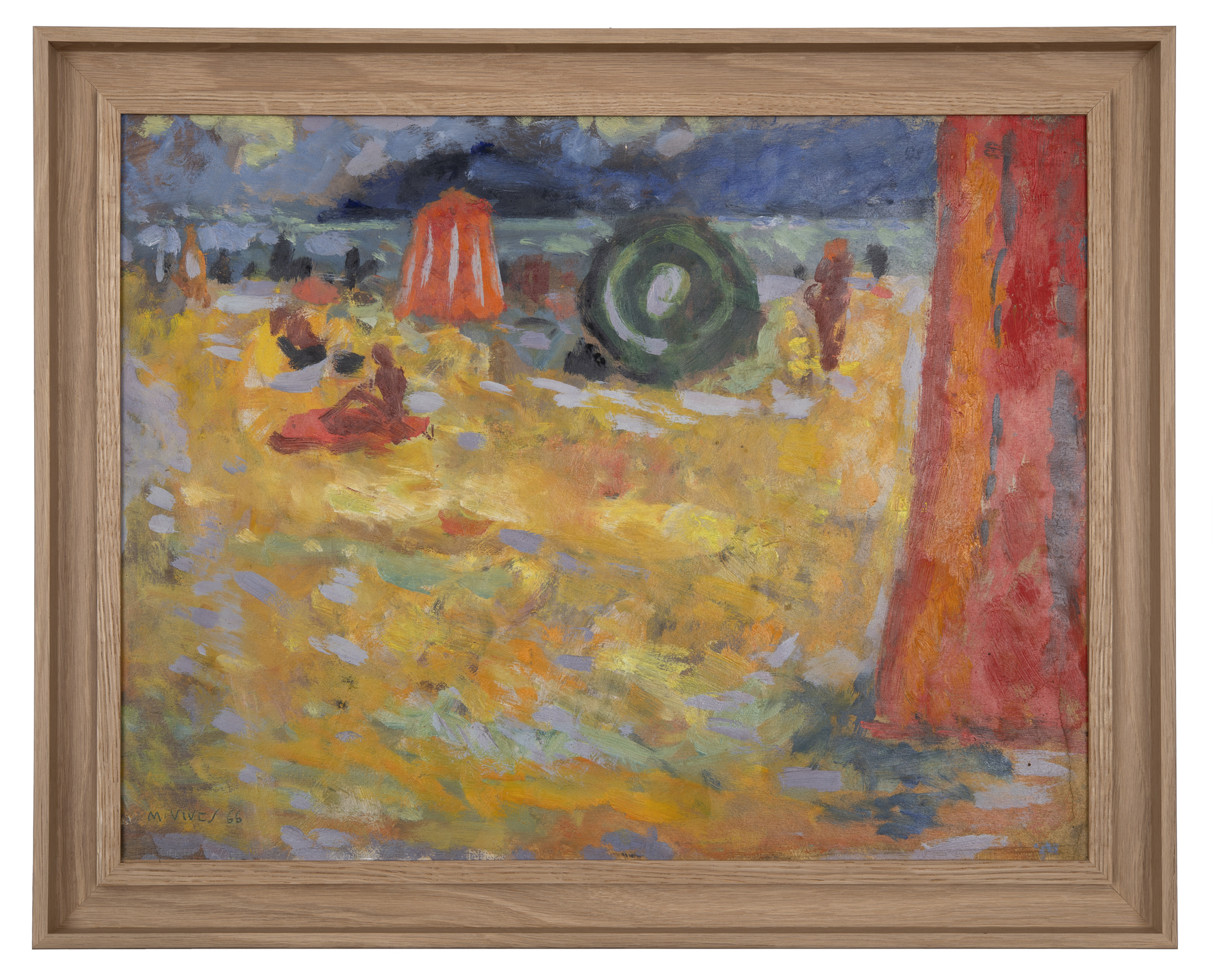 Plage d'Argelès-sur-Mer, Martin Vivès, 1966