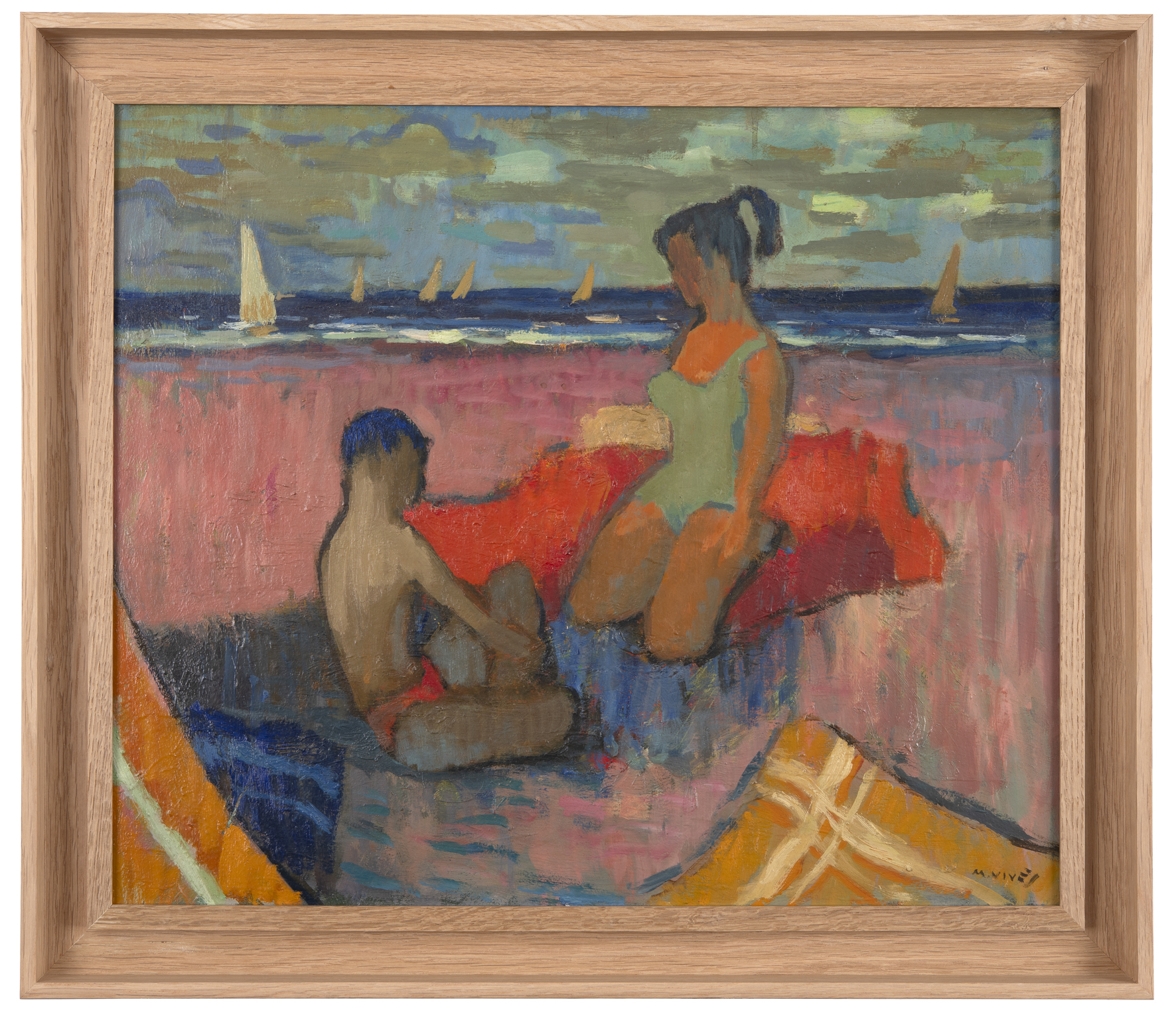 Les baigneuses, Martin Vivès, 1940 avant