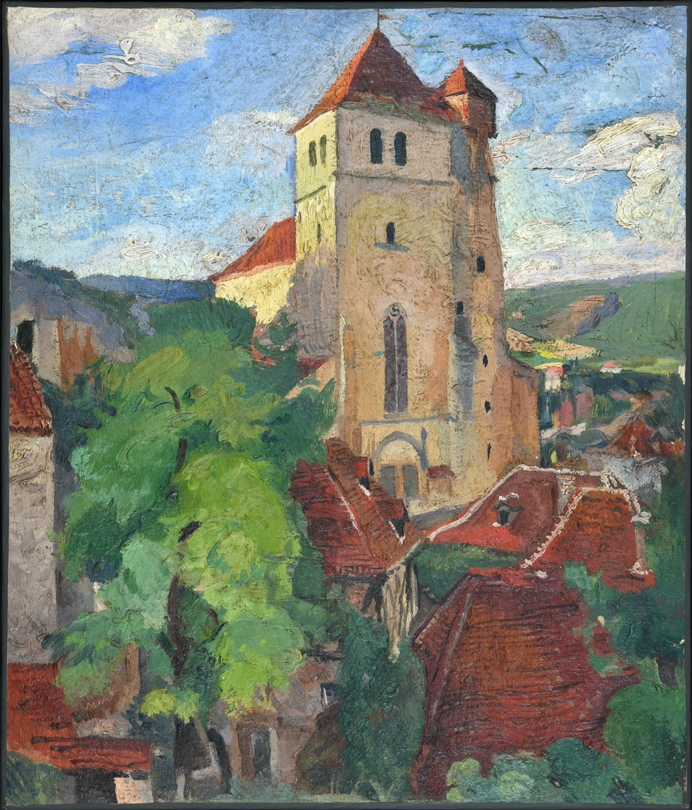 L'église et les toits rouges de Saint-Cirq Lapopie_1