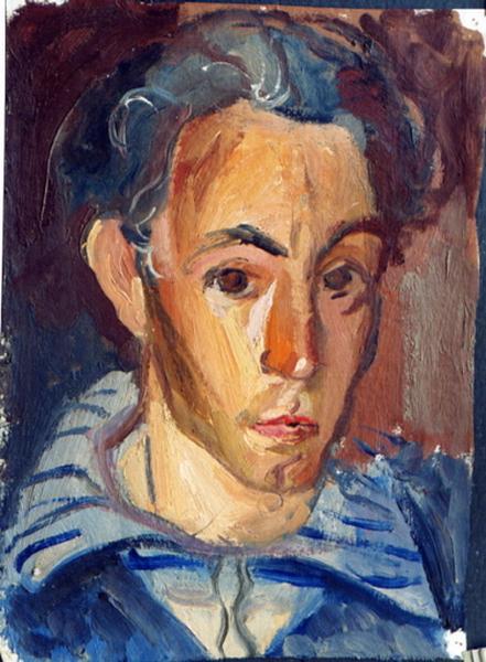 Autoportrait à la chemise bleue_0