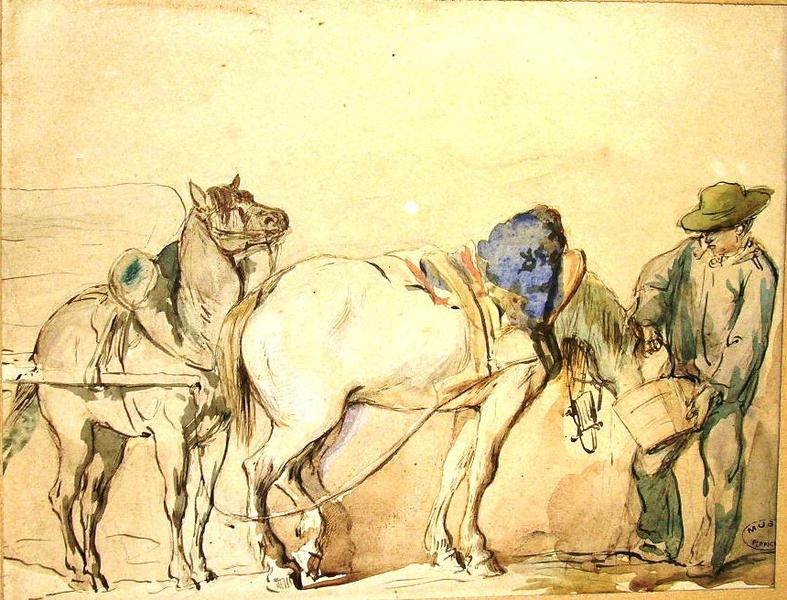Un charretier, Clément-Auguste Andrieux, 19e siècle