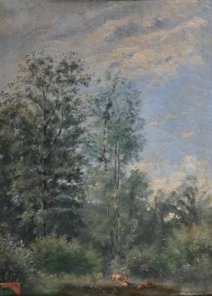 Paysage, Aurélie Bruneau, 19e siècle