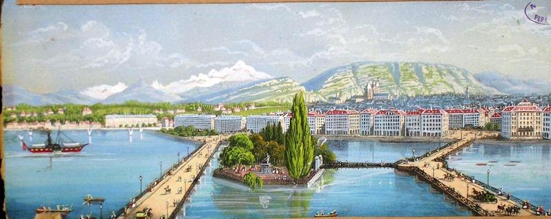Genève et le Mont Blanc_0