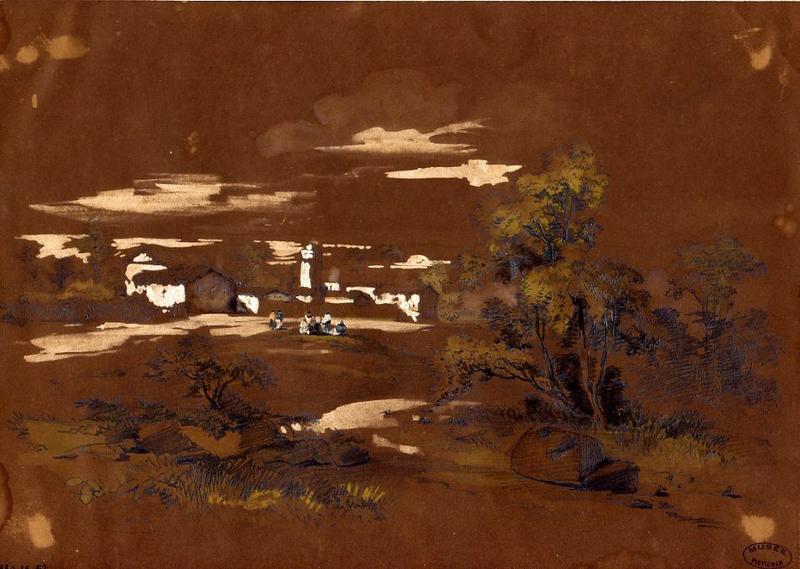 Une campagne, Auguste Numans, 2e moitié 19e siècle