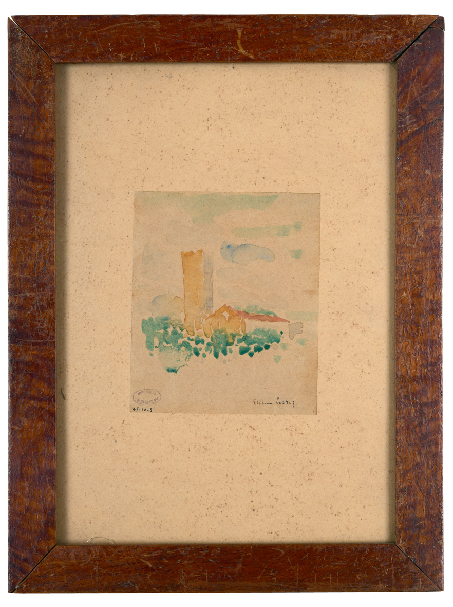 Le clocher, Étienne Terrus, 1922 avant