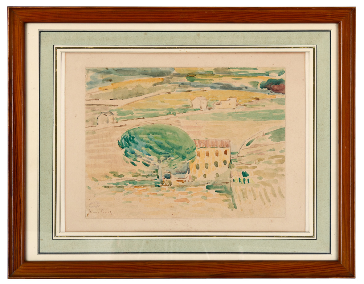 Paysage à Céret, Étienne Terrus, 1922 avant